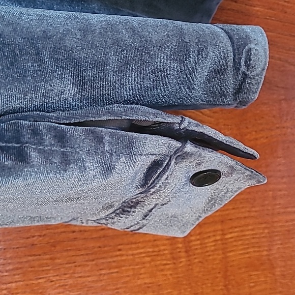 Women's XL Velvet Blue Shirt - Picture 4 of 5